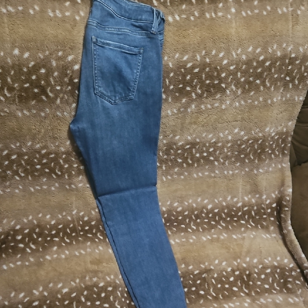 Just USA Blue Skinny Jeans with Faded Denim Look